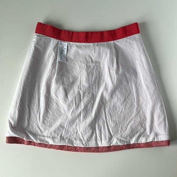 Cop.Copine Publier A-Line Red Pink Mini Skirt Linen Blend Tweed Sz 38 (M) - Picture 8 of 16